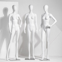 Mannequin blanc mat, présentoir corps entier, pour vitrine de magasin de vêtements, mannequin de robe de mariée style coréen, réaliste