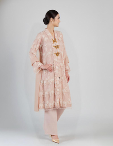 Kilang OEM, Kebaya Informal Personalizada, Tejido de Punto Transpirable, Sulam Emas Moderno, Producción de Marca Privada, Diseñador, Marca Musulmana - Product Image 2