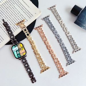 Nouveau <span class=keywords><strong>bracelet</strong></span> en métal brillant pour <span class=keywords><strong>Apple</strong></span> <span class=keywords><strong>Watch</strong></span> Band <span class=keywords><strong>SE</strong></span> 6, <span class=keywords><strong>bracelet</strong></span> de remplacement de luxe pour femmes avec diamants pour IWatch 5 4 3 49 mm 44 mm 38 mm - Product Image 1