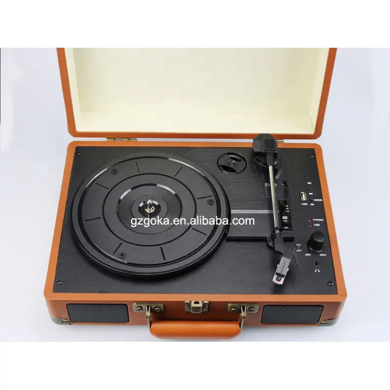 Best selling turntable record player classic hi-fi stereo system turntable with radio