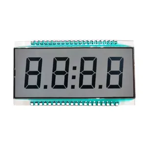 Outline Maat 94*45.5Mm 4 Digit 7 Segment Custom Positieve Brandstof Lcd Voor Brandstof Pompen