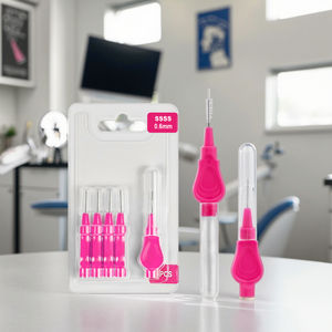 RICHSOURCE sikat Interdental Anti bakteri, sikat gigi Interdental lembut, bulu nilon, gagang plastik, penghilang plak efektif, gusi, warna - Product Image 3