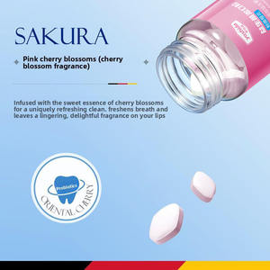 <span class=keywords><strong>Dentifrice</strong></span> Solide <span class=keywords><strong>Bio</strong></span> Goût Fruité en Comprimés pour Dents Sensibles, Blanchissant, Bain de Bouche <span class=keywords><strong>à</strong></span> <span class=keywords><strong>Croquer</strong></span>, 30 Comprimés - Product Image 1