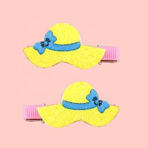 Vente flash - Accessoires pour cheveux pour filles et enfants, pinces à cheveux en tissu pailleté de dessin animé pour fête d'Halloween, dentelle verte - Product Image 6