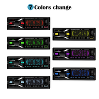 Amprime — autoradio bluetooth, 1din, lecteur multimédia mp3, écran lcd, 2 ports usb, pour voiture, transmetteur fm