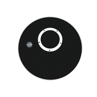 UNLOCKDRUM 20" Trigger de grosse caisse à amortissement d'air en mesh, 2-en-1 avec peau et trigger entièrement en mesh, entièrement compatible avec les modules Roland et Yamaha