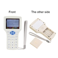 Anglais 10 IC/ID Fréquence Smart Card Key Copier Machine RFID NFC Encryption Card Writer UID Chip Duplicator Smart Key Copier