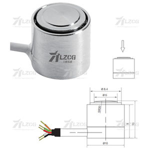 LZCG Capteur de force de compression planaire miniature LFC-10Z 0 ~ 50/100/200/300/500kg Cellules de charge et capteurs - Product Image 1