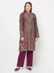 Kaftan Safaa authentique du Cachemire très demandé pour femmes, vêtement traditionnel confortable, disponible à prix réduit - Product Image 5