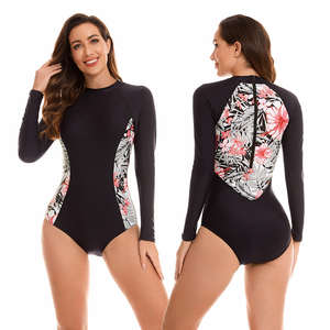 Vêtements de <span class=keywords><strong>surf</strong></span> pour femmes personnalisés OEM 2025, maillot de bain à manches longues - Product Image 1