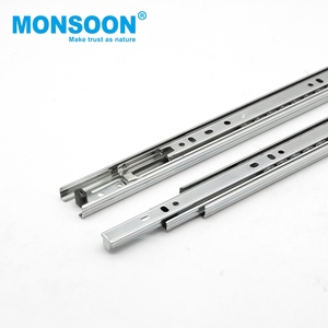 Glissières de tiroir à extension complète à montage latéral pour meubles, glissières télescopiques à roulement à billes de 30 mm pour cuisine - Product Image 3