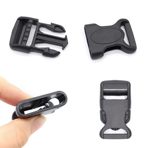 Hebilla de plástico de un solo tirón de 26 mm, cierre ajustable para correa de bolso, mochila, riñonera, accesorio - Product Image 1