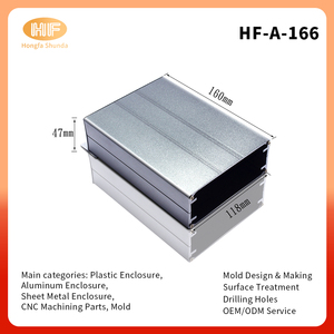 Chia nhôm đùn bao vây tùy chỉnh nhôm hồ sơ trường hợp cho các hệ thống truyền thông - Product Image 2