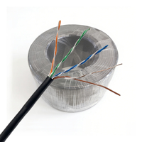 Cable Ethernet Gigabit Cat5e UTP de Alta Velocidad, 24AWG, Sólido, 4 Pares, 100MHz, Revestimiento de PVC, para Interiores, 305m, Caja, Red LAN para Hogar y Oficina
