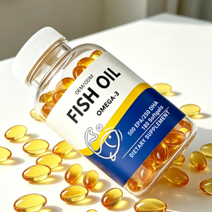 Gélules d'huile de poisson pure Omega <span class=keywords><strong>3</strong></span> de qualité supérieure, supplément riche en DHA et EPA pour la santé cardiaque et cérébrale, certifié GMP, fabrication OEM disponible - Product Image 5