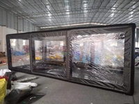 Tente de garage pliable en PVC gonflable, étanche à l'air, bâche voiture gonflable personnalisée, tente d'exposition pour abri de voiture