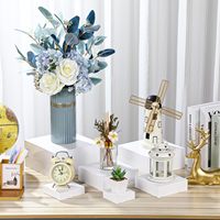 Ensemble de 8 présentoirs à dessert en gros d'usine, supports empilables pour buffet, supports à gâteaux en acrylique pour la décoration de gâteaux pour Noël