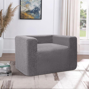 โซฟาเบดแบบโมดูลาร์ทรงสี่เหลี่ยมสไตล์มินิมอลทันสมัย บรรจุโฟม เหมาะสำหรับเด็ก สัตว์เลี้ยง ทารก ผู้ใหญ่ และผู้สูงอายุ - Product Image 2