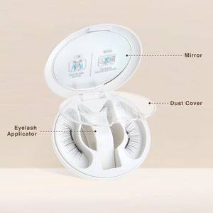 Kit de cils magnétiques réutilisables, faux cils magnétiques naturels, sans colle, cils magnétiques doux avec applicateur magnétique - Product Image 2