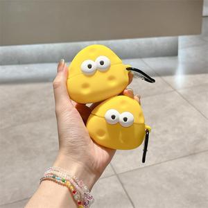 Pour <span class=keywords><strong>Airpods</strong></span> 4 étui 2024 fromage Design protection Silicone 3D <span class=keywords><strong>Anime</strong></span> écouteur couverture pour Airpod 4 Pro 2 étui - Product Image 1