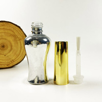 Flacon en verre vide populaire de 10 ml pour vernis à ongles avec bouchon, logo personnalisé disponible