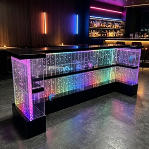 Modern Freestanding Acrylic Water Bubble Wall Decorative Lighting Panel with Translucent Frame Structure Design - Product Image 5