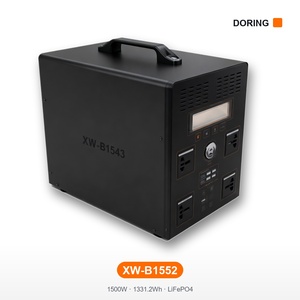 Sistema de Almacenamiento de Energía de Emergencia de 1500W LiFePO4, 1500Wh, con Carga Solar MPPT y BMS Inteligente, para Camping, RV y Puestos de Venta - Product Image 1