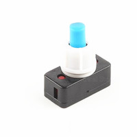 PBS-17A 10mm marche-arrêt en plastique bouton poussoir carré Mini autobloquant noir/blanc/rouge/vert/jaune/bleu