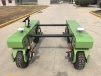 Châssis agricole tout électrique à direction intégrale sur 4 roues |   Robot autonome modulaire pour le semis, la pulvérisation et la récolte