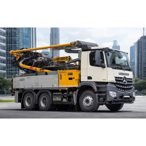 รถปั๊มคอนกรีต Liebherr รุ่น 24XH รถบรรทุก Mercedes Actros อุปกรณ์ก่อสร้างสำหรับงานหนัก - Product Image 3