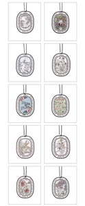 Cadeaux promotionnels pour la maison et le bureau : Désodorisant de voiture en papier à suspendre, senteurs Pomme, Océan, Jasmin, Cologne, pour pare-brise - Product Image 6