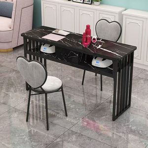 2025 Lucky Hot Sale <b>Nail</b> Salon Furniture <b>Nail</b> <b>Tables</b> <b>Nail</b> Art Beauty Salon Supplies Desk - Product Image 3
