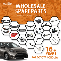 Calandre avant supérieure noire brillante de style nouveau pour Toyota Corolla 2017-2018, calandre de radiateur en ABS, remplacement OE 53111-02B00