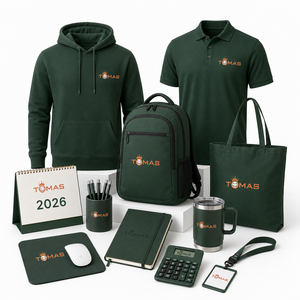 Promotional Office Gift Set Notebook Pen Calculator Mouse Pad Mug Calendar Lanyard Custom Company Branding Product Item - Product Image 1