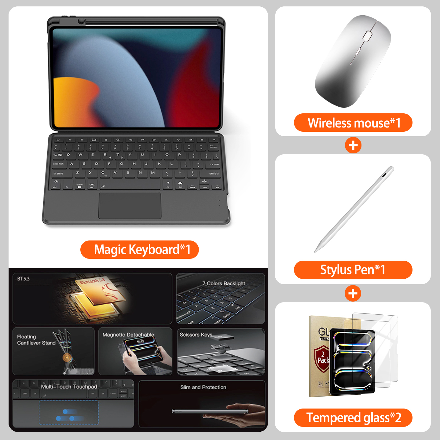 Per iPad 9a generazione Nero