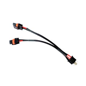 Araba LED Ampul Soketi 9005 Dişi*2 - H4 Erkek Adaptör Y Splitter Kablo Demeti - Product Image 2