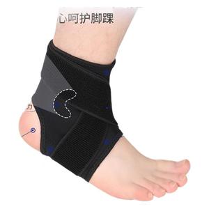 อุปกรณ์พยุงข้อเท้ายืดหยุ่นปรับได้สำหรับป้องกันการบาดเจ็บจากการเล่นฟุตบอล สำหรับผู้ใหญ่ทุกเพศ ขนาด S M L - Product Image 1