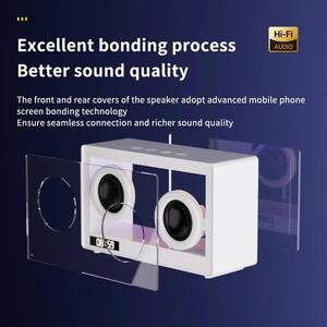 M9 trong suốt RGB LED ánh sáng BT 5.1 Loa âm nhạc rảnh tay di động bên Bass Hifi không dây Bluetooth loa <span class=keywords><strong>TF</strong></span> Máy nghe nhạc thẻ - Product Image 3