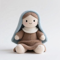 Jouet en peluche personnalisé de la Vierge Marie debout, baptême, religieux, Pâques, Noël, poupées religieuses, jouets en peluche