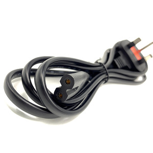 2 Pin BS/IEC C7 <strong>Power</strong> <strong>Cord</strong> with UK Plug for PS4 <strong>PS5</strong> Xbox TV &amp; Computer - Product Image 3