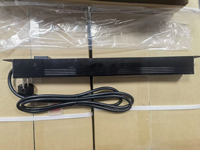 Barre d'alimentation 19'' 1U universelle, installation facile, 16A, 8 prises, montage en rack, équipement de distribution d'alimentation PDU, interrupteur, prise EU