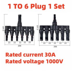 Kit de connecteurs solaires avec paires mâle/femelle, connecteurs de branche en T étanches à 3/4/5 voies pour systèmes photovoltaïques - Product Image 6