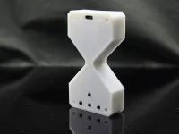 Reloj de Arena Digital Electrónico Cibernético, Estilo Cibernético, con Sentido Tecnológico, Reloj de Arena Luminoso, Regalo de Cumpleaños, Juguetes DIY, Juego para Niños