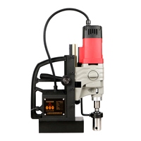 Perceuse magnétique robuste FY-6800RL-E, perceuse électromagnétique réversible multi-vitesses pour opérations de perçage et de taraudage de l'acier