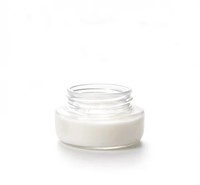Flacon compte-gouttes en verre rond de luxe de 30 ml pour crème pour les yeux, emballage cosmétique élégant, récipient de stockage rechargeable