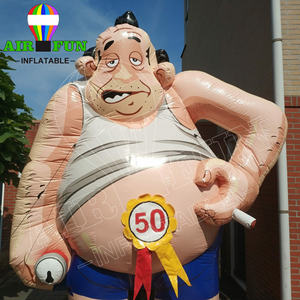 Dibujos animados de Holanda inflable gigante de alta calidad AFUN Abraham para publicidad, dibujos animados congelados de dragón inflable para decoración de tienda - Product Image 5
