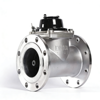 DN150 304/316 Baja Tahan Karat, IP68 Meteran Air Industri Food-grade yang Dapat Dilepas, Dapat Disesuaikan