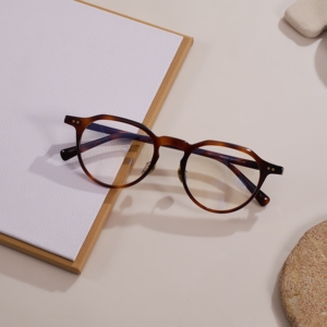 Gafas Ópticas de Acetato Crown Panto con Nuevo Diseño 2026, Gafas Boston, Fabricante de Logotipos Personalizados, Gafas Graduadas Personalizables - Product Image 2