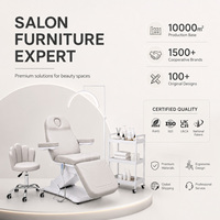 Table de soin esthétique électrique à 3 moteurs, Camilla Esttica, Maca Esttica, pour cliniques de beauté et extensions de cils, ensemble complet