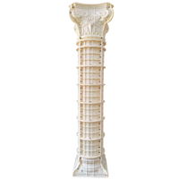 Moule en plastique ABS pour colonnes romaines décoratives de style européen, pour la mise en forme de béton et de ciment pour l'intérieur et l'extérieur